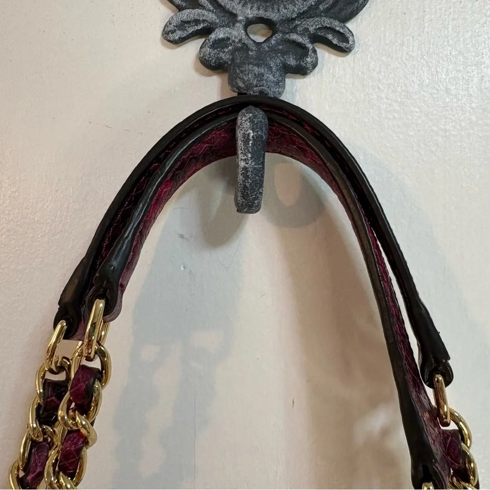 Michael Kors Sloan Large Quilted Embossed-Leather Shoulder Bag